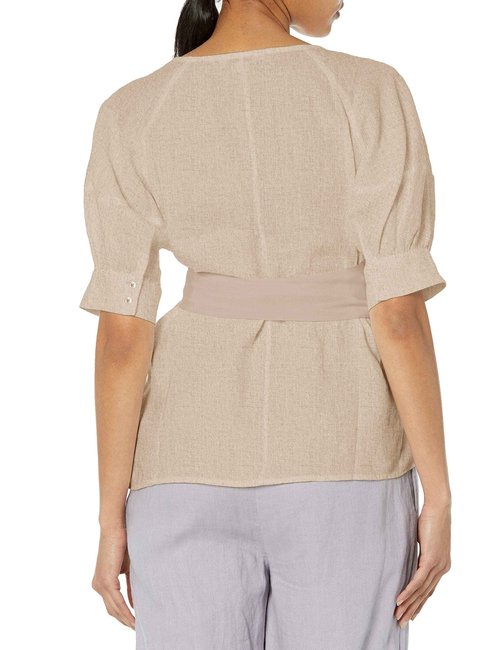 CLUB MONACO Women's Puff SLV, Natural/Naturel