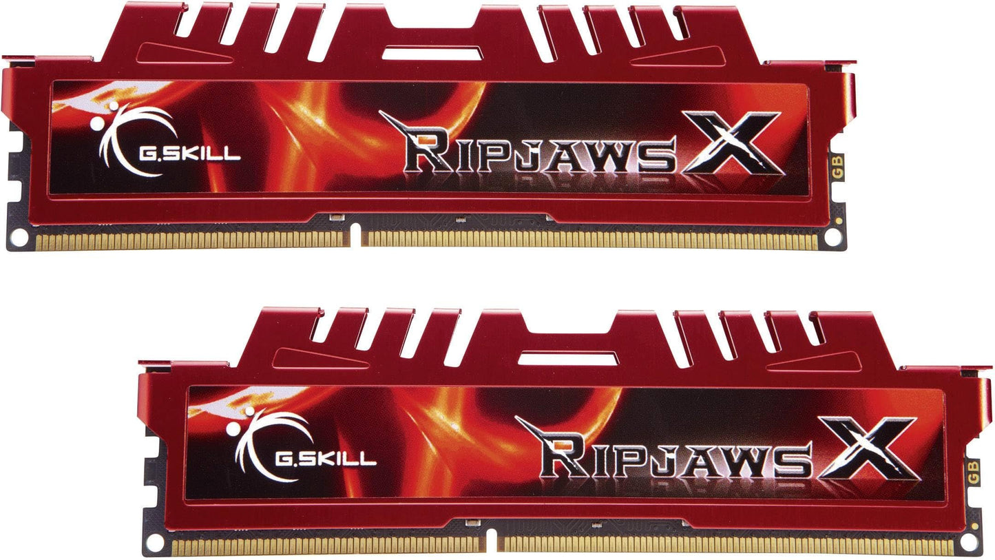 G.Skill Ripjawsx Series Ddr3 Ram (Xmp) 16Gb (2X8Gb) 1600Mt/S Cl10-10-10-30 1.50V Desktop Computer Memory U-Dimm (F3-12800Cl10D-1
