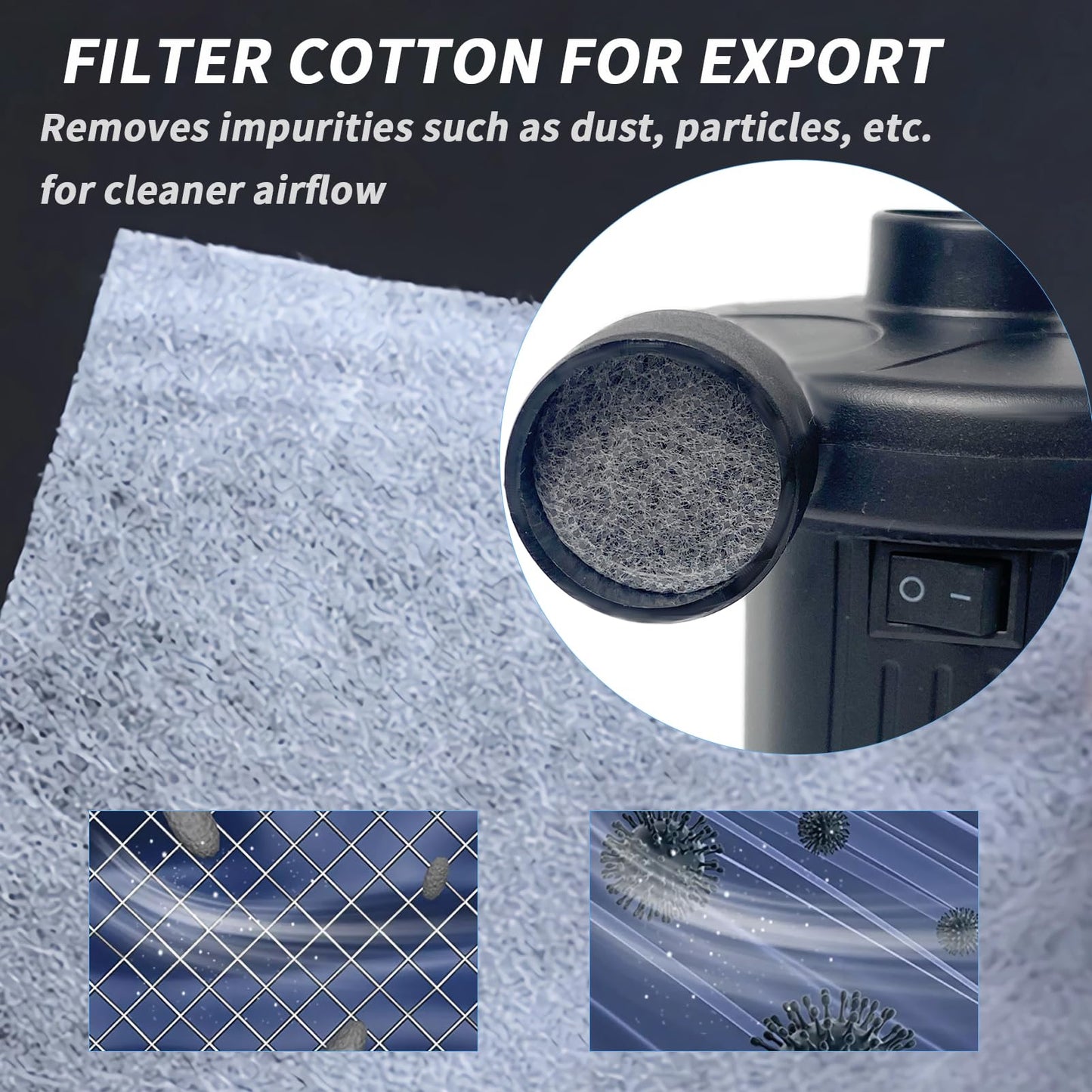 CPAP Hose Dryer Cleaning KIT with Filter Cotton, CPAP Tube Cleaner_Quick Drying Water_CPAP Cleaning Supplies