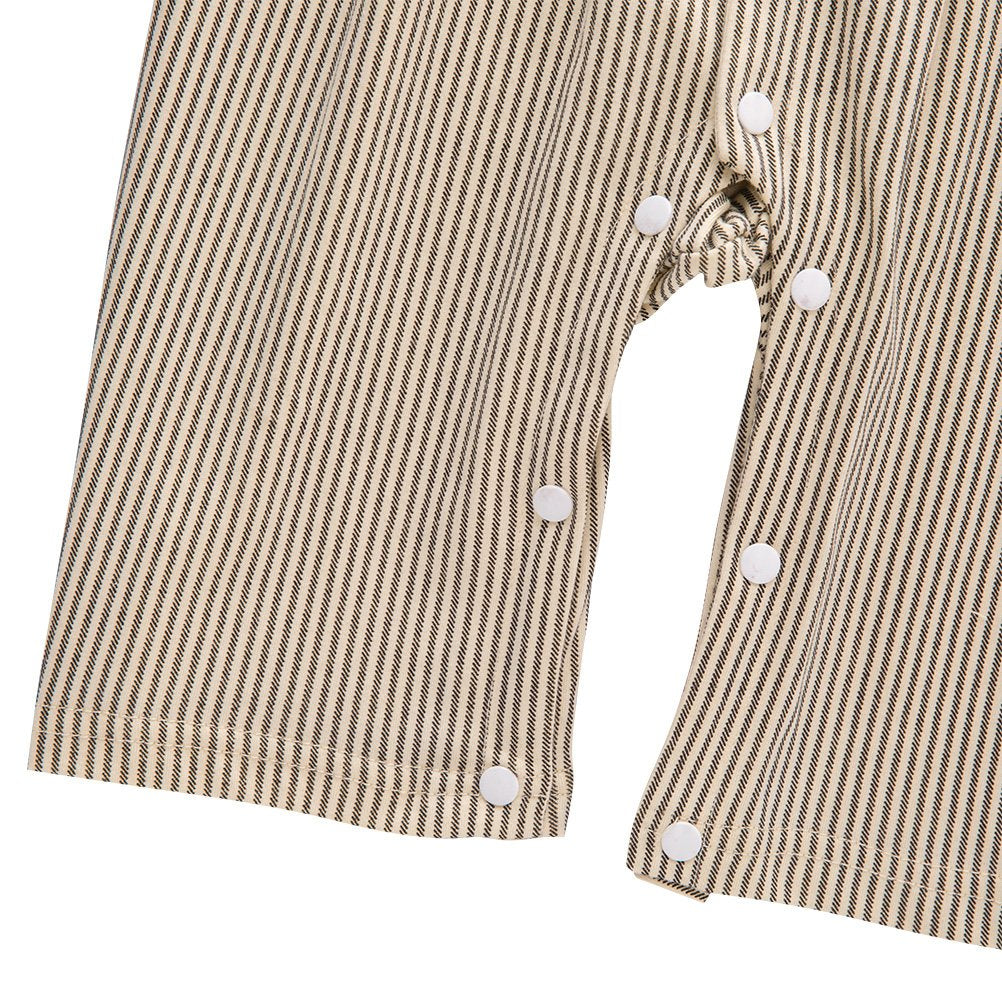 SZCQ Baby Boy Kimono Romper Suit Japanese Costumes Infant Cotton Samurai Outfits Beige XL(2-3Year)