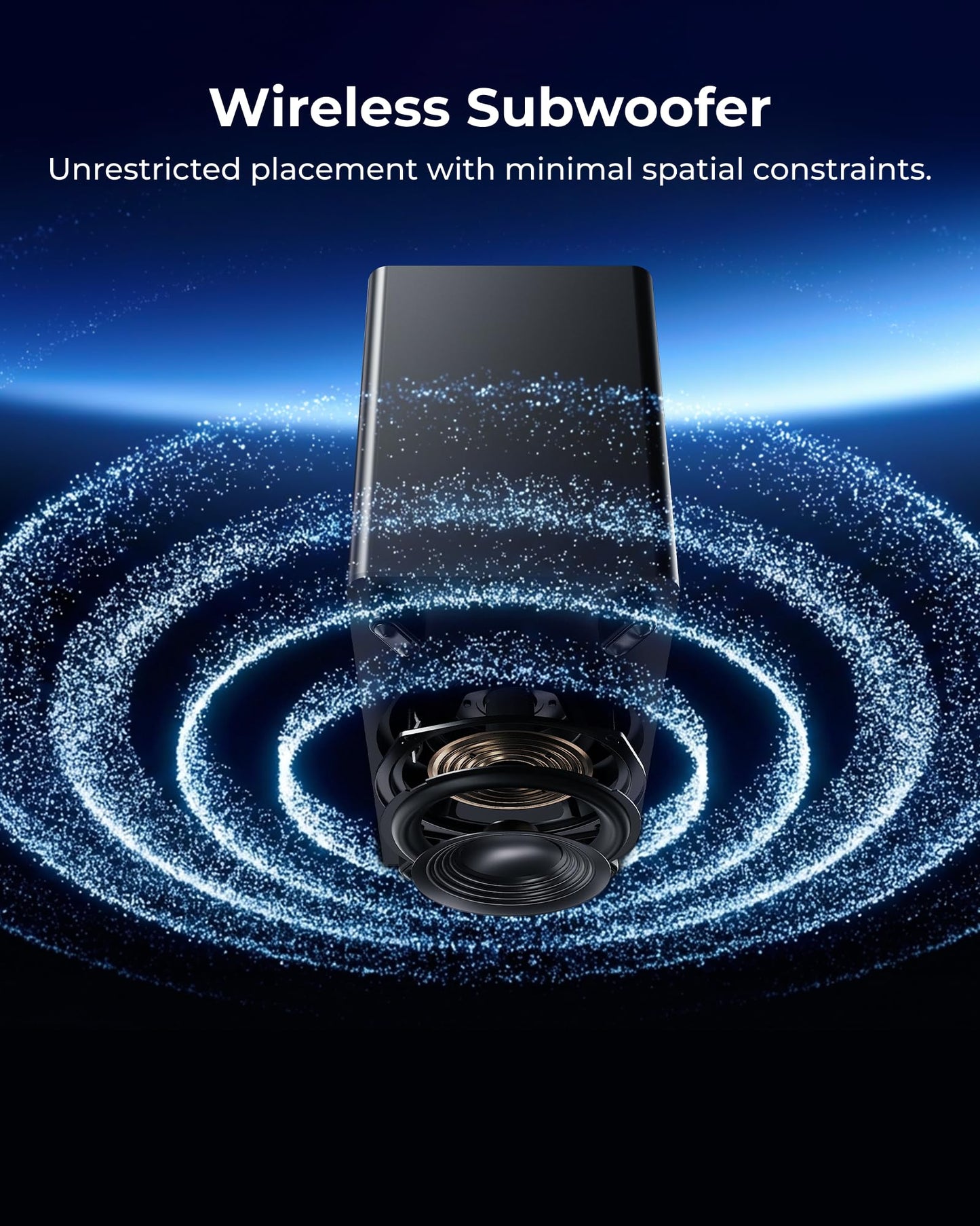 ULTIMEA Sound Bar with Wireless Subwoofer, Dolby Atmos, VoiceMX, BassMX, 240W Peak Power, 2.1ch Soundbar for Smart TV, App Control, HDMI eARC, Optical, Bluetooth 6.0, Poseidon M40, 2026 Model