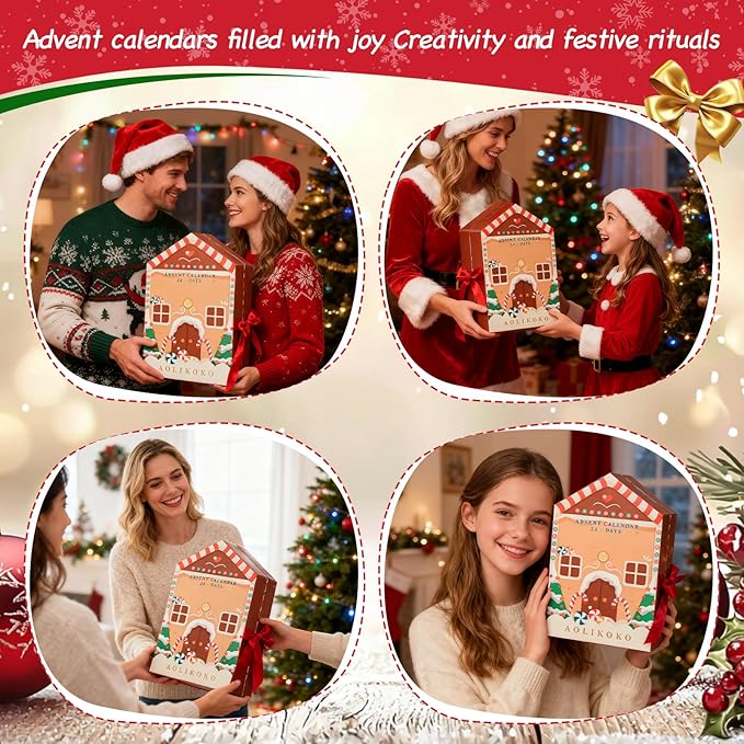 Makeup Advent Calendar 2025, 24 Days Christmas Gift Set For Women Girls &Teens, Surprises Christmas Calendar Countdown Gift for Women,Countdown Calendar Full Makeup Kit Cosmetic Gift