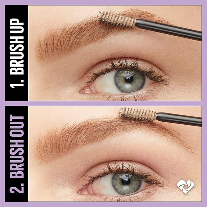 Maybelline Brow Ultra Slim Defining Brow Pencil + Brow Fast Sculpt Brow Gel Makeup Bundle, Includes 1 Soft Brown Eyebrow Pencil and 1 Clear Eyebrow Gel