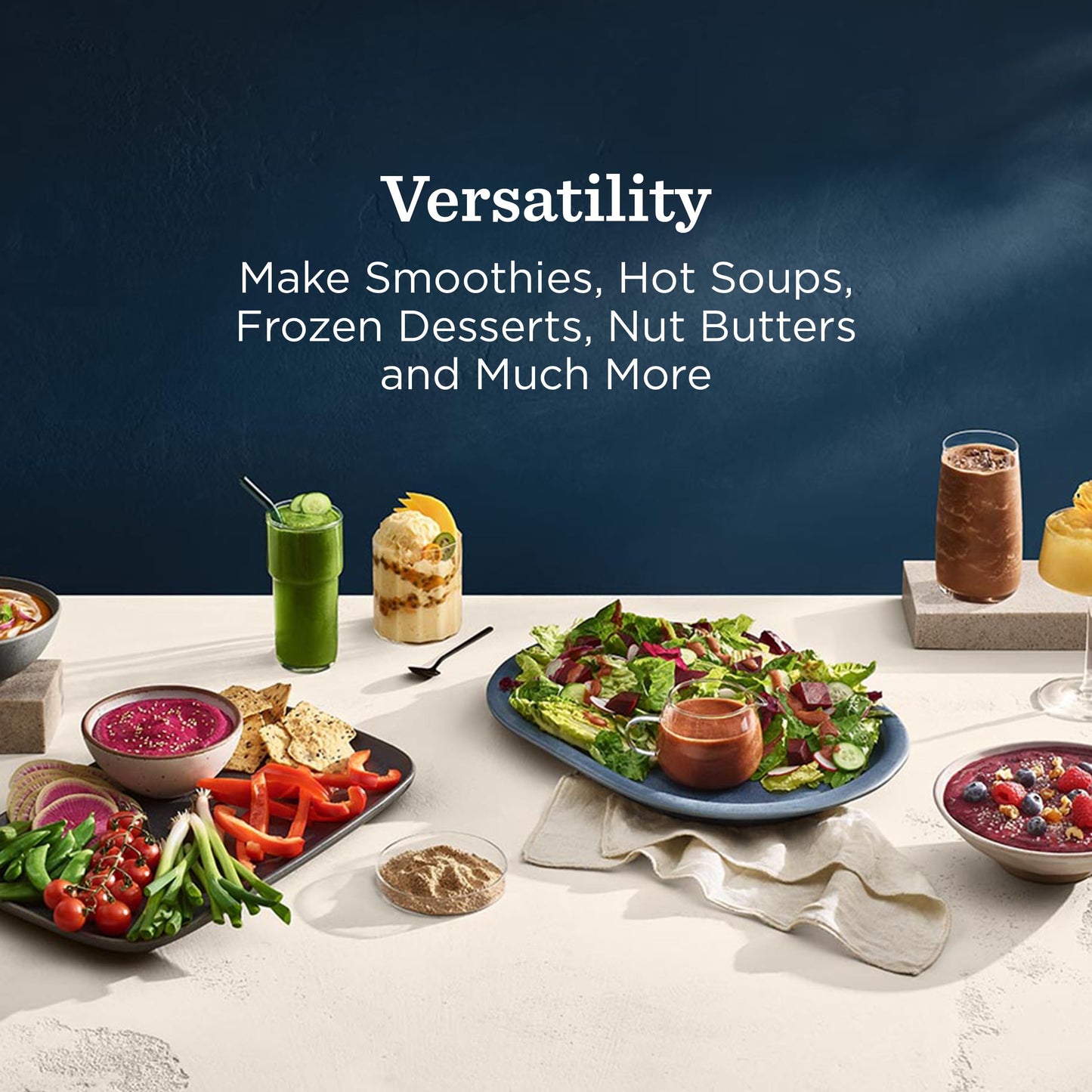 Vitamix Ascent X2 Blender with Three Blending Programs, Self-Cleaning Program, Professional-Grade Blender for Smoothies, Soups and More, Stainless-Steel Blades, 48 Oz Container, Shadow Black