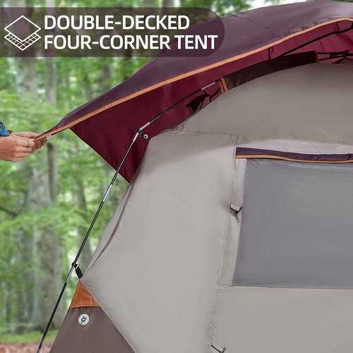 CAMEL CROWN Tents for Camping 4/8 Person Waterproof Quick Setup Folding Outdoor Backpacking Tents 4 People Family Hiking