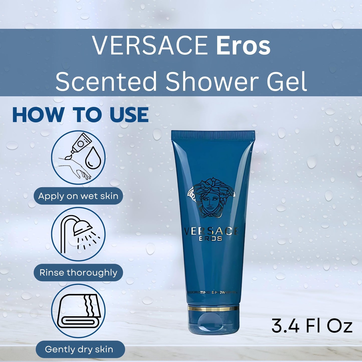 Versace Eros Fragrance Set, 2 Count
