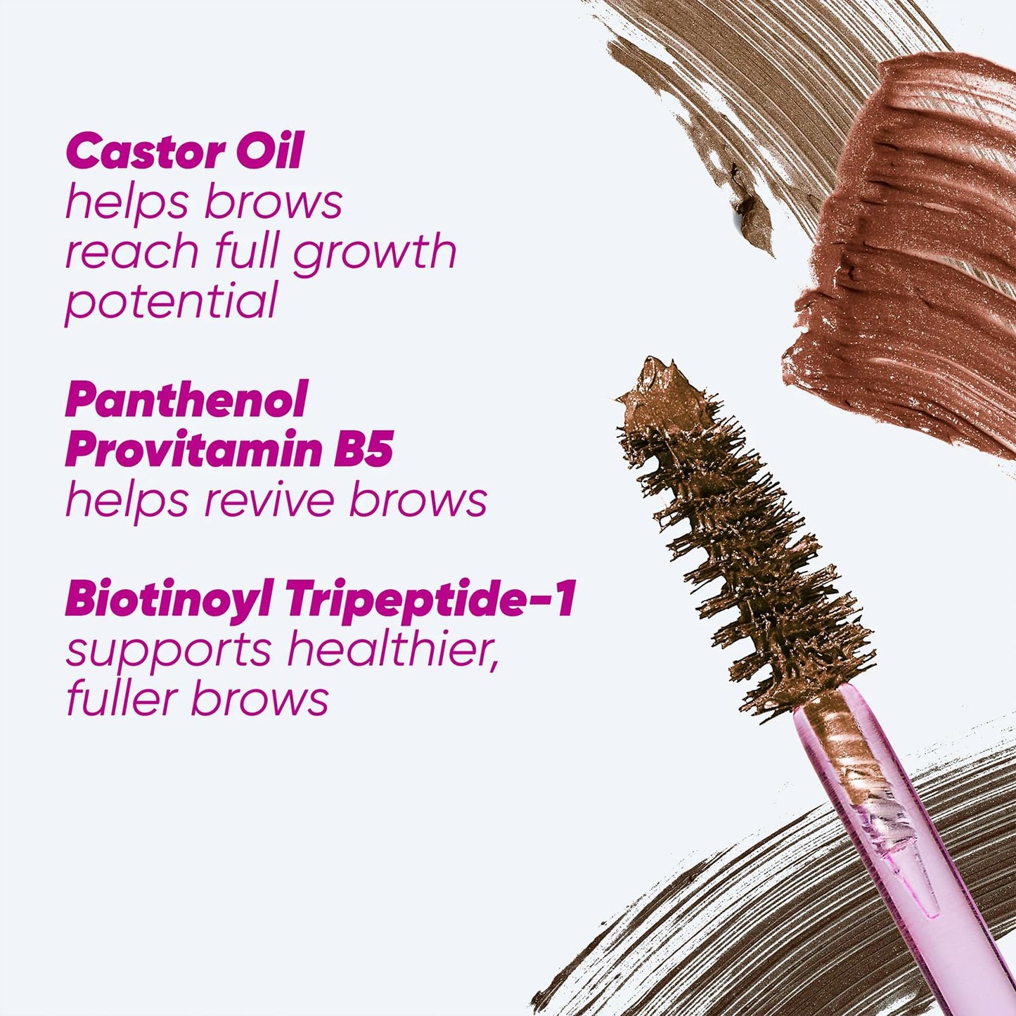 Kosas Air Brow Tinted Gel with Clean, Vegan Ingredients, Long-lasting Gel for Fluffy, Full and Healthy Brows, (Taupe)