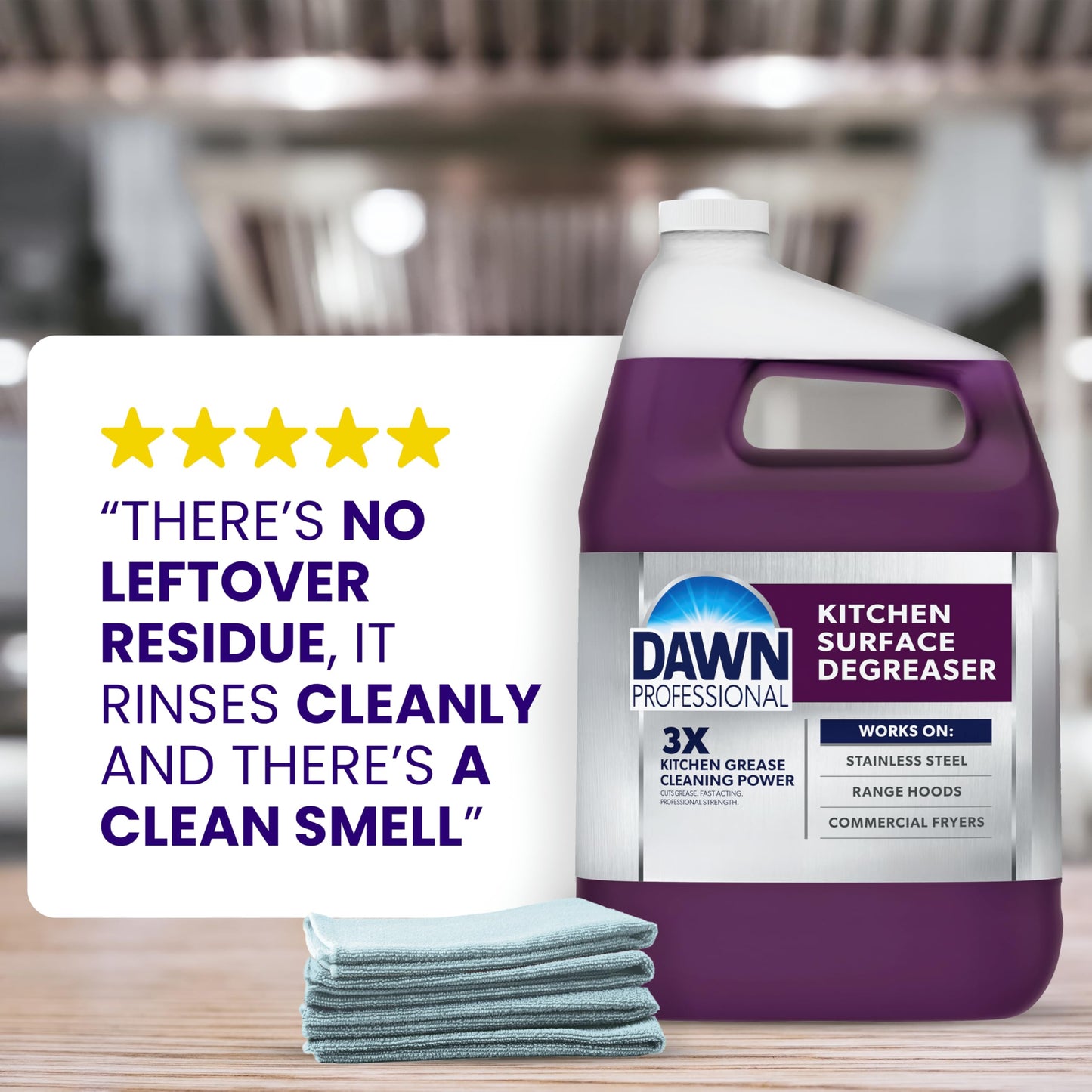 P&G Professional DAWN Kitchen Surface Degreaser - 1 GAL (Case of 2) - For Removing Grease Found in Commercial Kitchens & Food Service (Packaging May Vary)