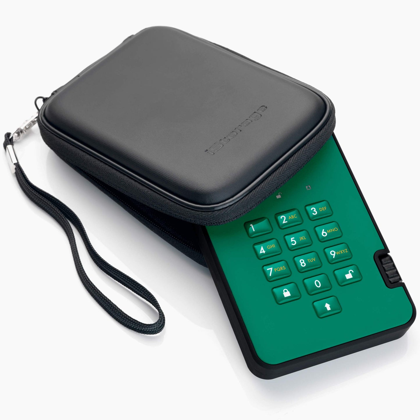 Istorage Diskashur2 Ssd 128Gb Green | Secure Portable Solid State Drive | Password Protected | Dust & Water Resistant | Hardware