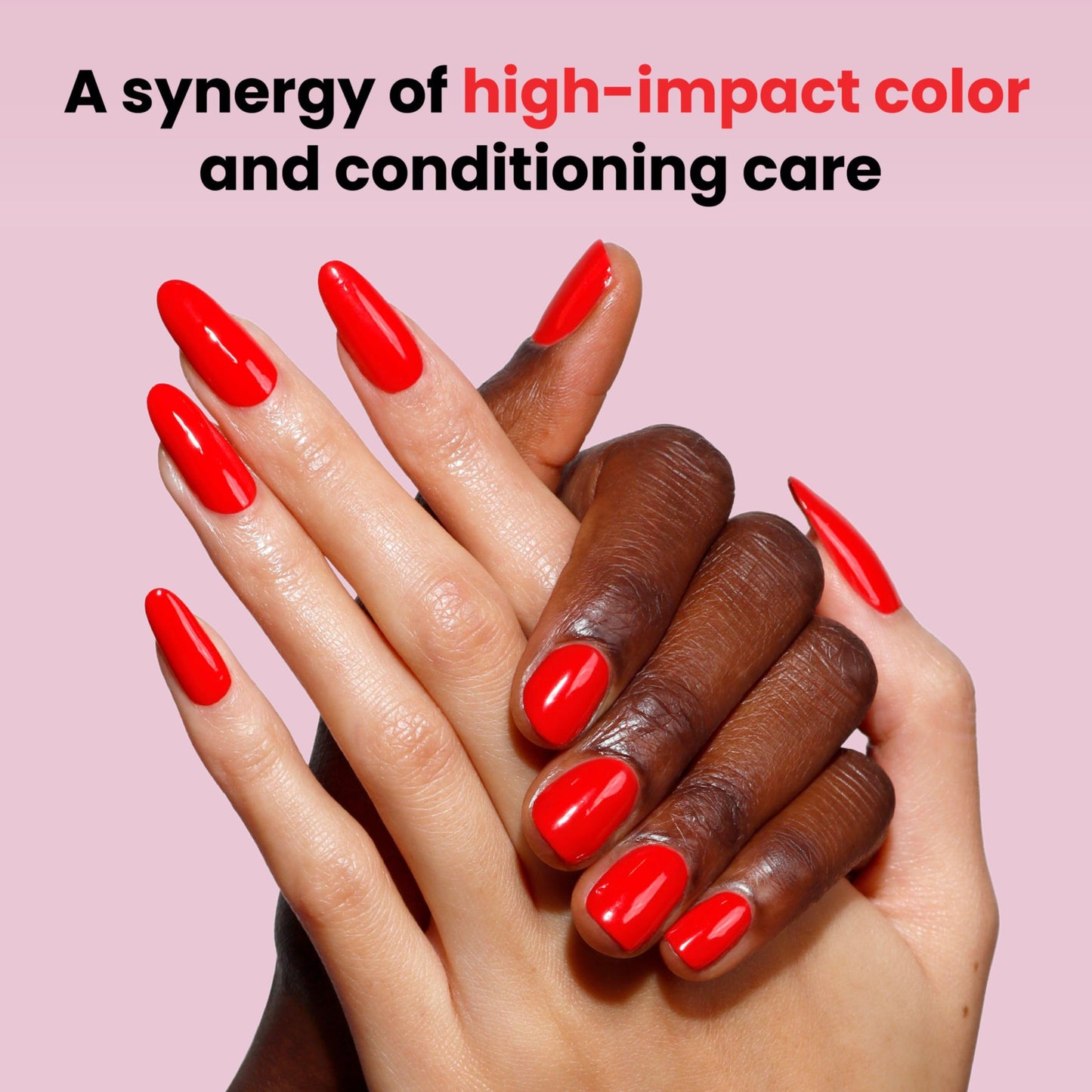 LONDONTOWN lakur Nail Polish - Chip-Resistant, Non-Toxic, Conditions & Hydrates Nails | Glossy Bright Red, Maraschino Cherry, .4