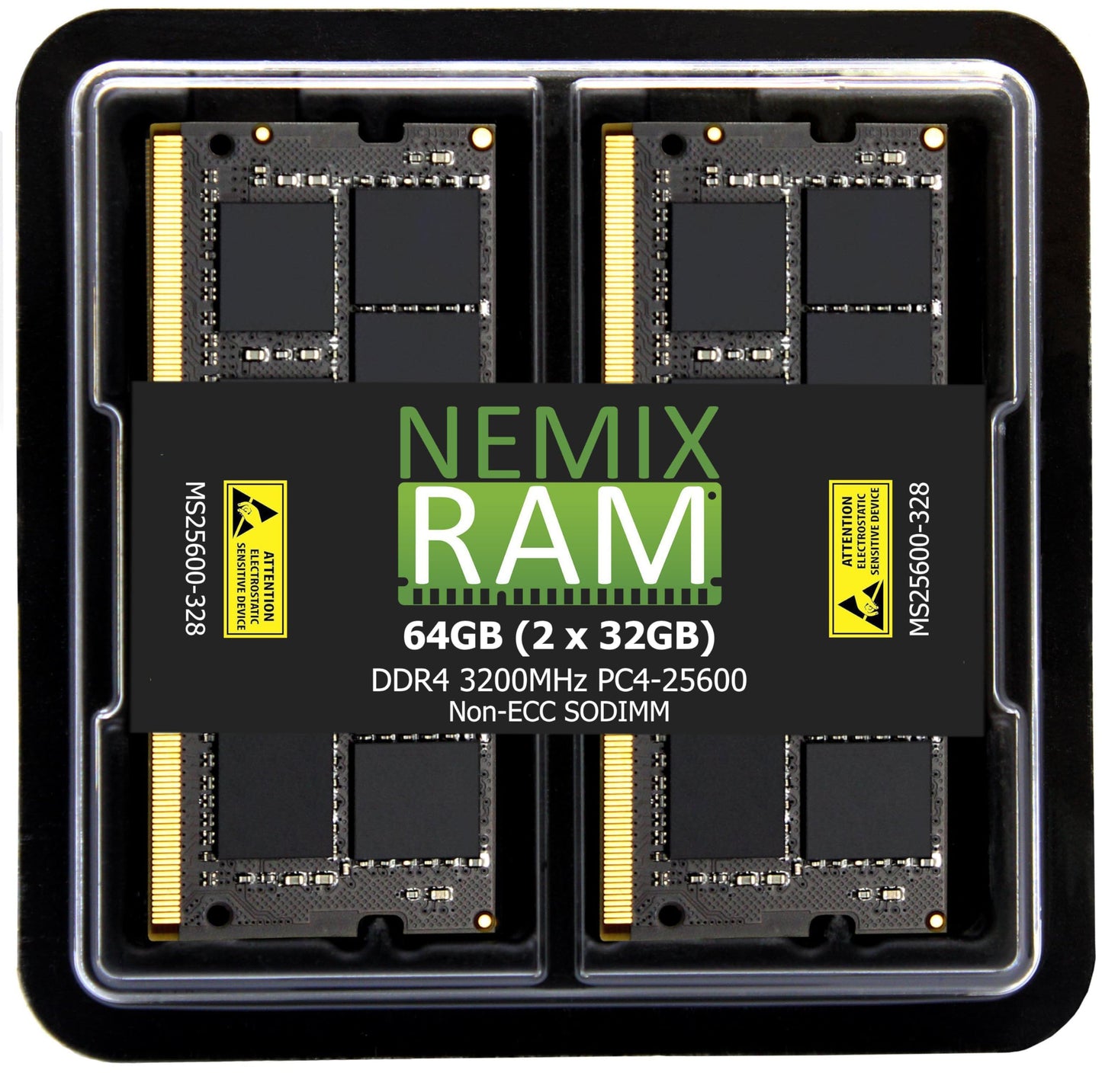 NEMIX RAM 64GB (2X32GB) DDR4 3200MHZ PC4-25600 Non-ECC SODIMM KIT Compatible with The POSIFLEX ZT-3715 Haydn ZT Series POS Terminal-New