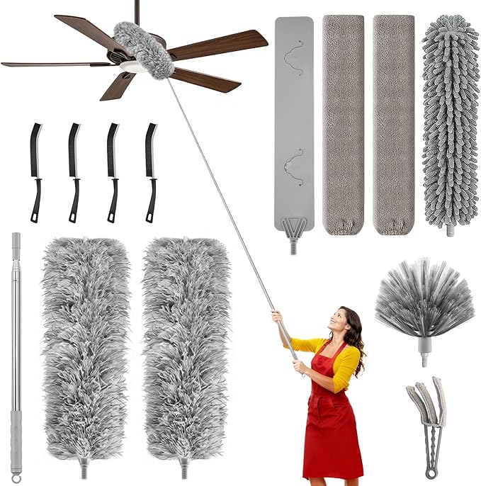Retractable Gap Dust Cleaner Cleaning Tools 12-in-1