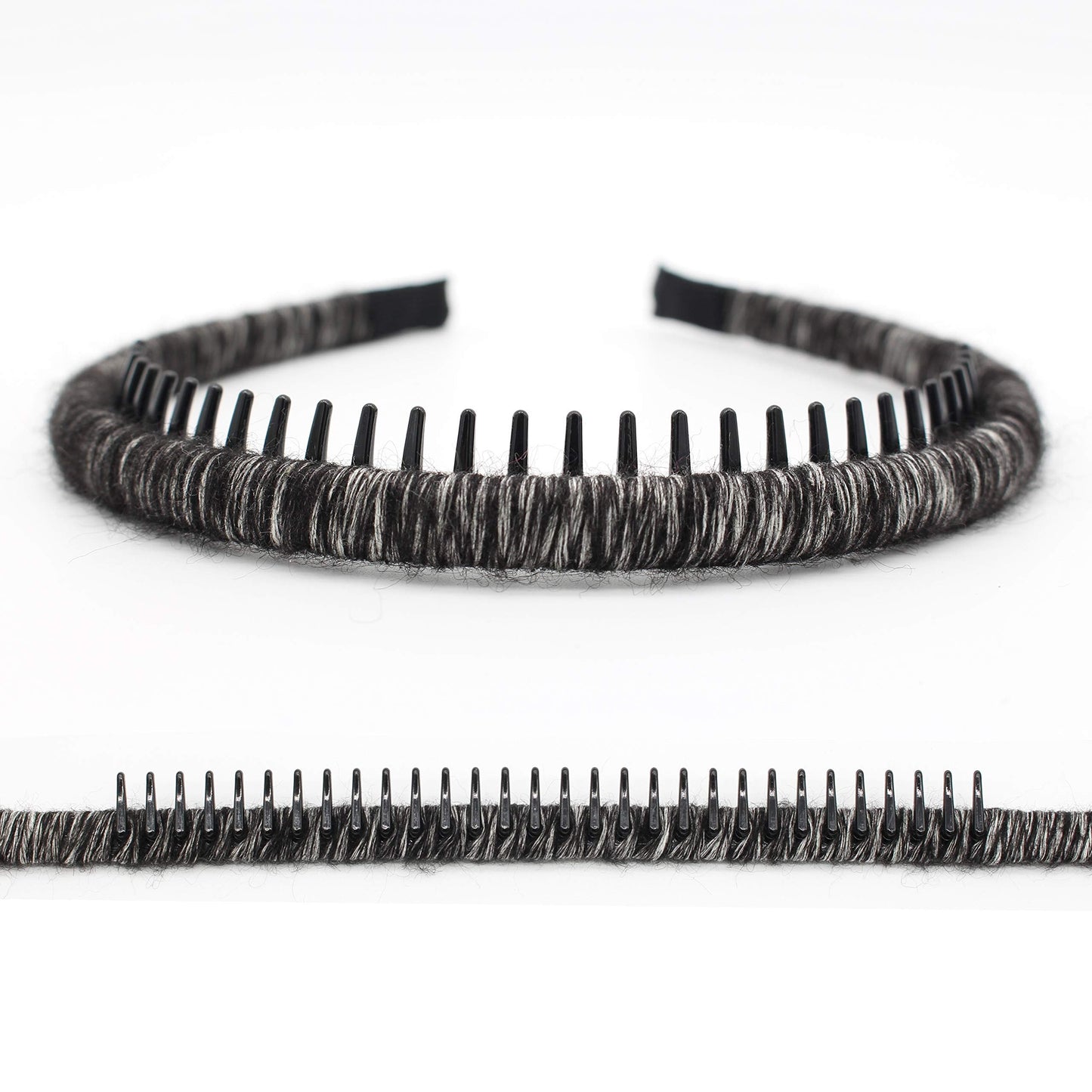 JOBAND Fashion Wool Knit Hair Band - Non-Slip Resin Comb Teeth Hoop (4 Colors)