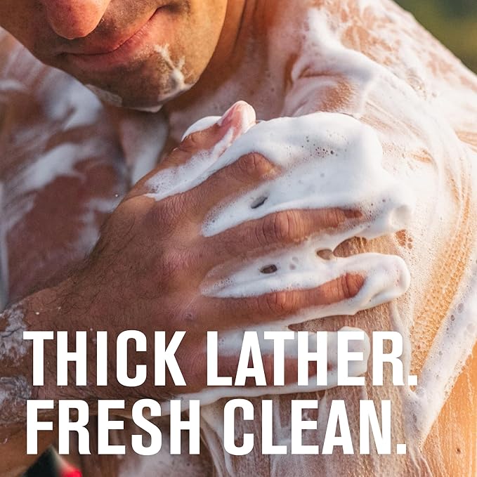 Every Man Jack Men's Body Wash Variety Pack - Includes 3 Body Washes with Natural Ingredients & Incredible Scents - Amber + Sandalwood, Cedar + Red Sage, Sea Minerals + Citron Fragrances (3 Pack)