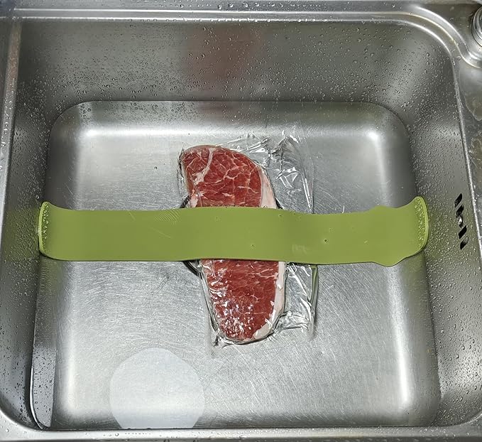Thaw Belt(Green) - Thaws frozen meat Faster & 100% Safer - Thaws in minutes instead of hours