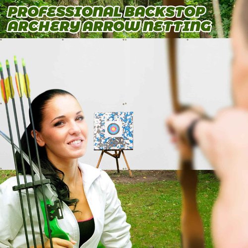 Sratte 5x5 ft Archery Backstop Netting Arrow Catcher Archery Target Backstop for Bow Training