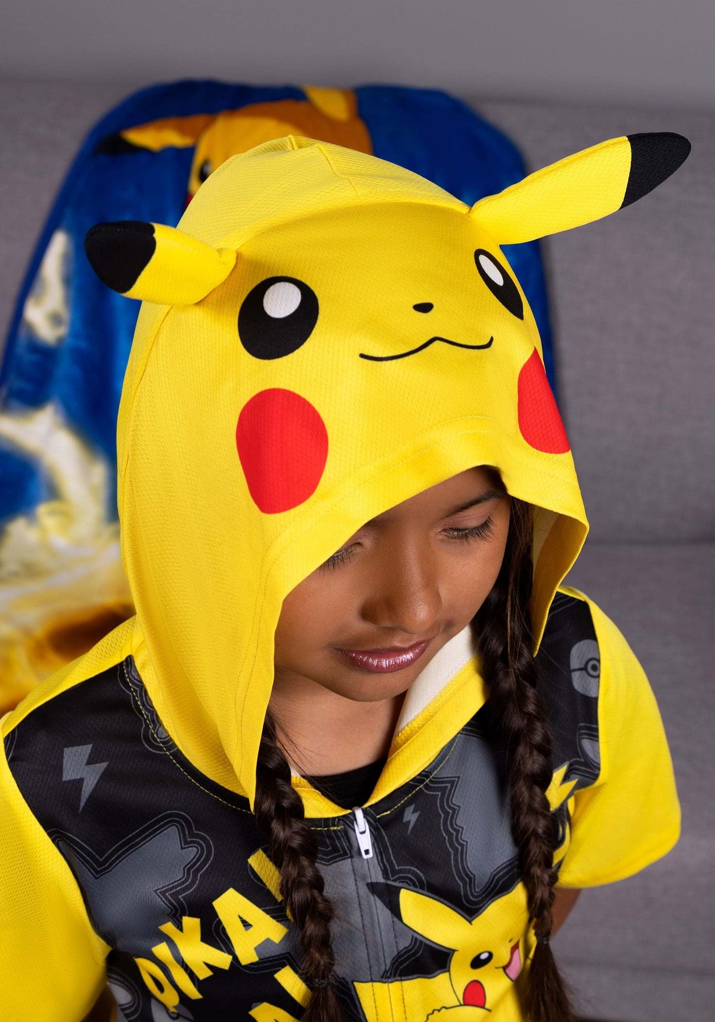 Pokemon Kids Pikachu Romper - Size 8