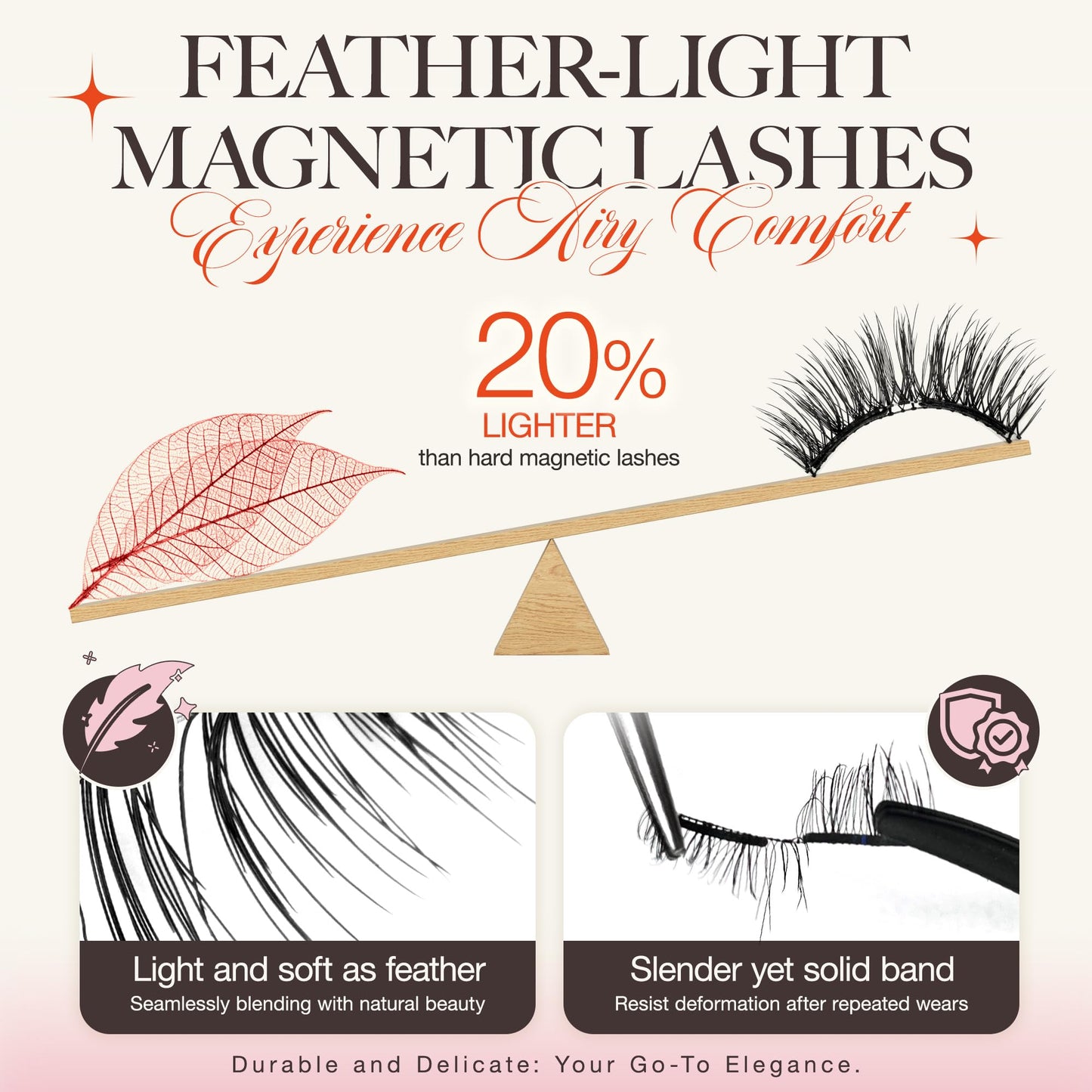 LASHVIEW Upgrade Magnetic Eyelashes with Applicator,Reusable Soft Magnetic Eyelashes Natural Look, No Glue Needed,Easy to Wear a
