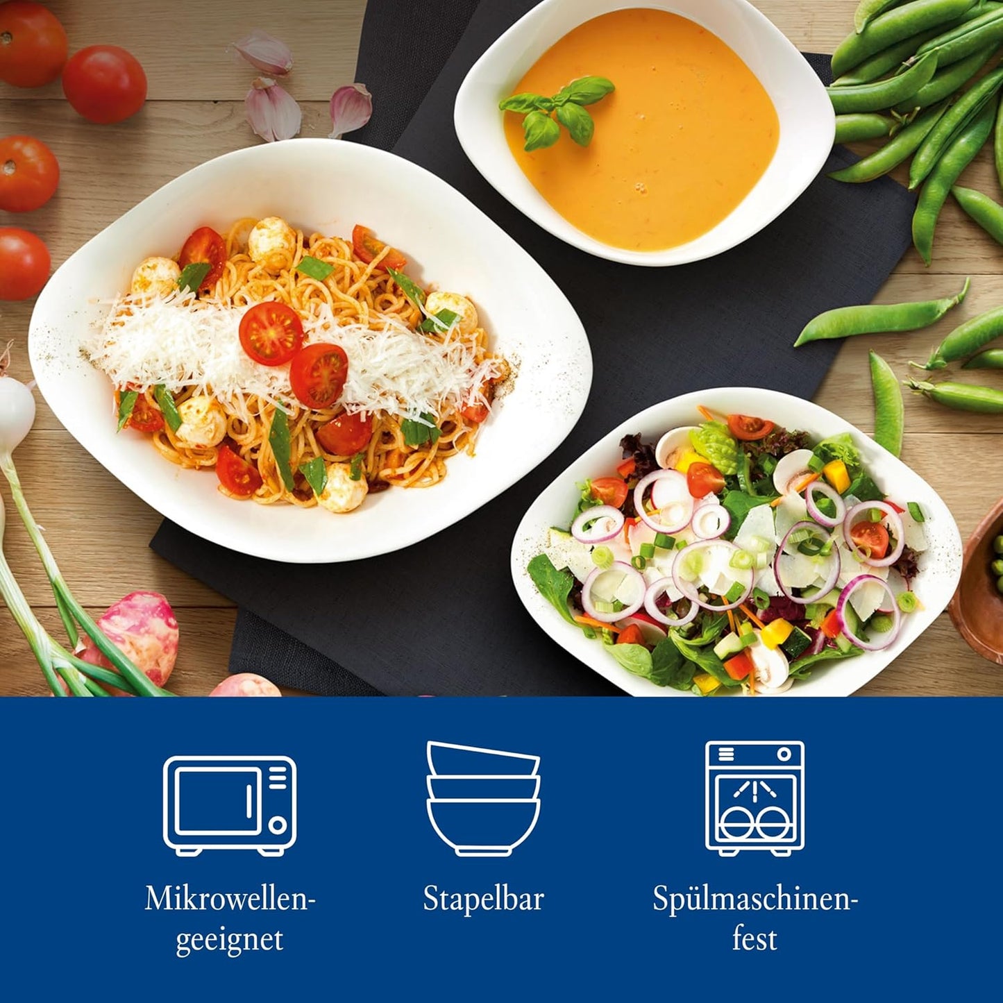 Villeroy & Boch Vapiano Pasta, Salad & Soup Bowls
