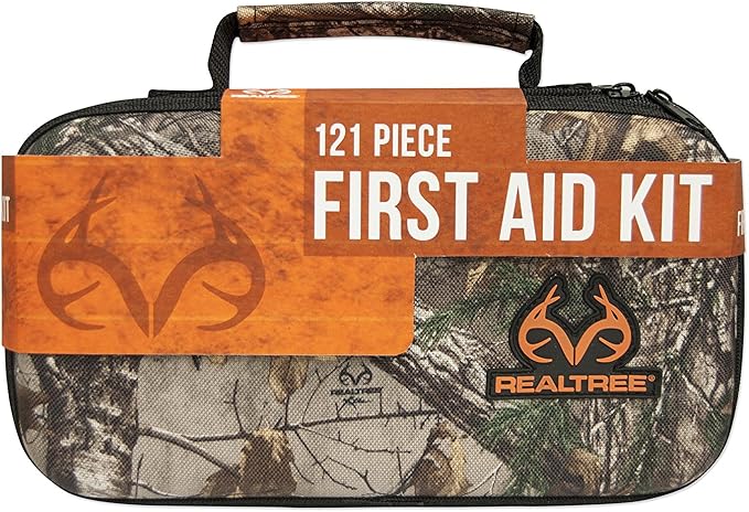 Lifeline 4453 Realtree Hard-Shell Foam First Aid Kit, 121 Piece