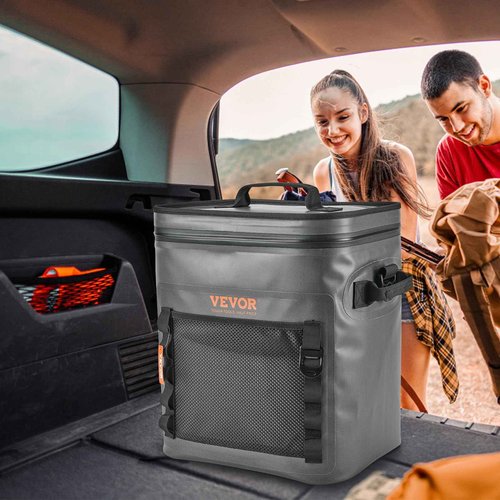 VEVOR Soft Cooler 30 Cans Insulated Cooler Bag Leakproof Waterproof Lunch Soft Cooler Lightweight & Portable Cooler for Beach, Hiking, Camping, Travel, Picnic, Car, Cooler