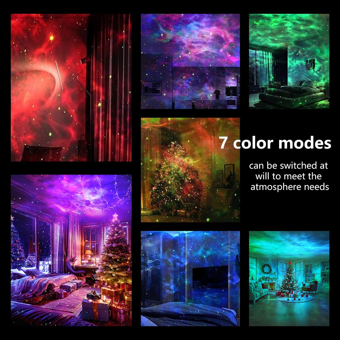 Galaxy Projector for Bedroom, Robot Cat Night Light with Remote Control, Adjustable Star Projector for Kids & Adults, Christmas Birthday Gift, Home Decor, Aesthetic Ceiling Light (White)