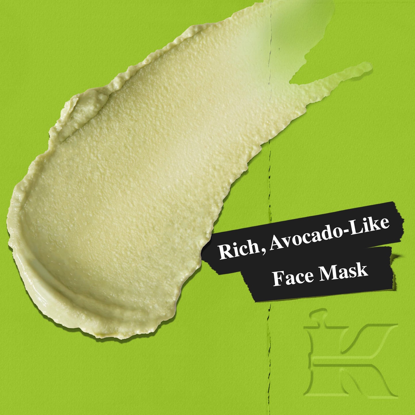 Kiehl's Avocado Nourishing Hydration Mask, Rich & Creamy Face Mask, Hydrates & Soothes Skin, with Evening Primrose Oil, Maintain