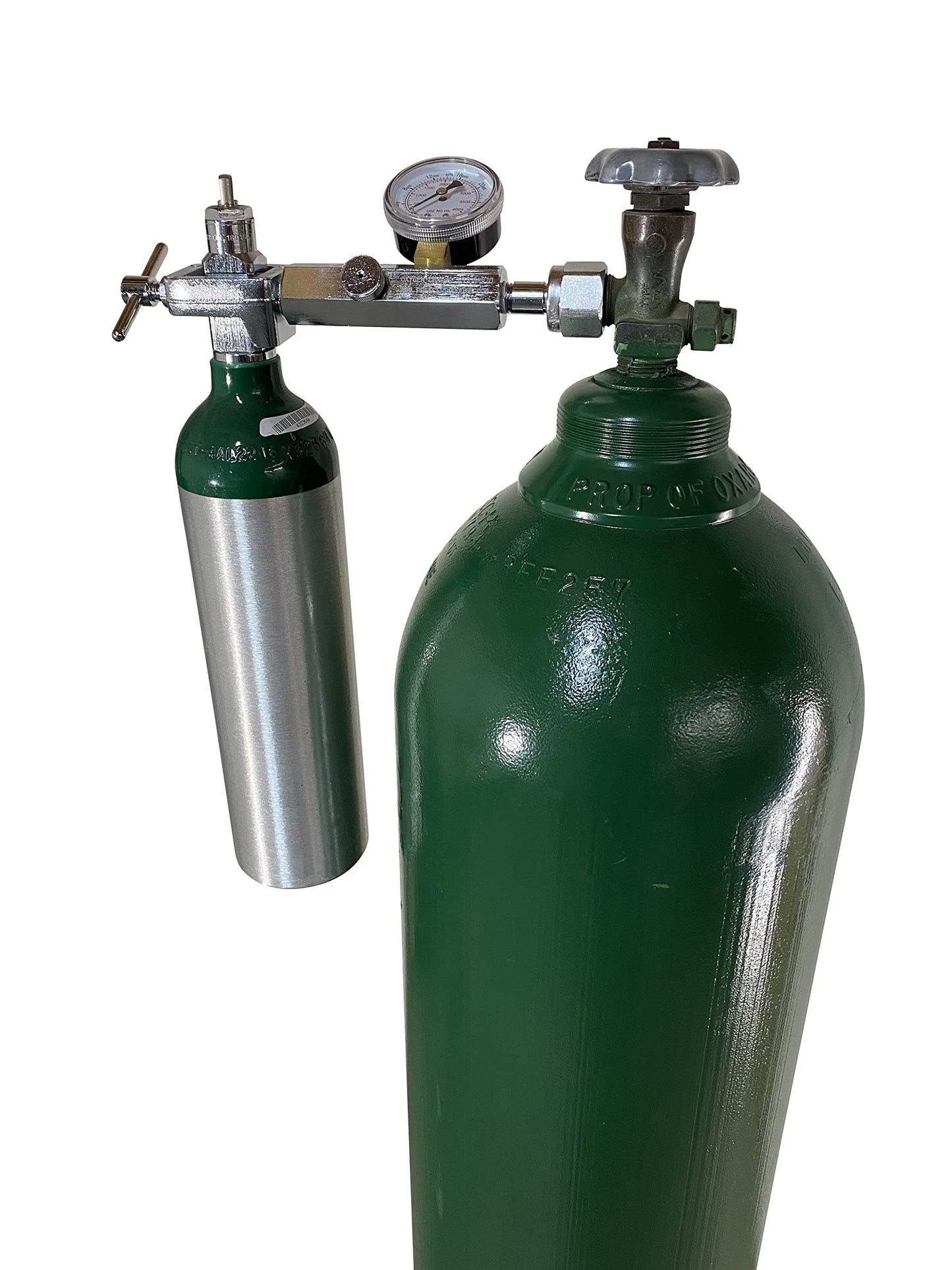 Oxygen Transfill Adaptor CGA540 to CGA870 with Bleed Valve Medical Dental Aviation