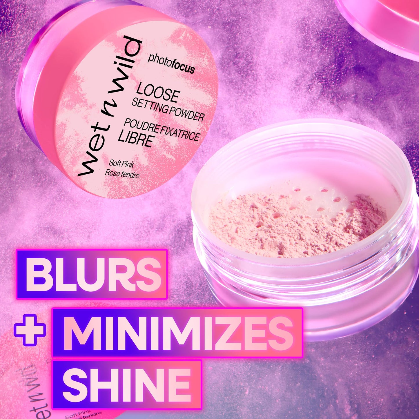 wet n wild Photo Focus Loose Setting Powder, Lightweight Silky Formula, Radiant Tint for a Luminous Glow, Blurring & Oil-Control
