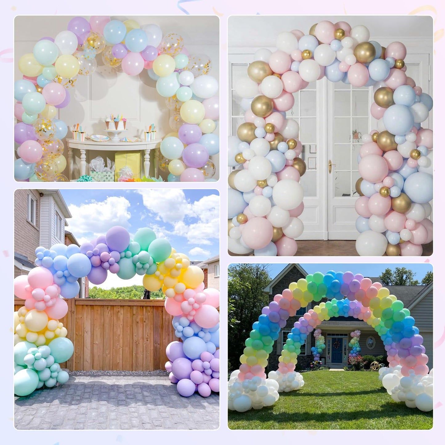 Balloon Arch Kit, 10FT Wide & 7.5FT Tall Adjustable Frame, Balloon Arch Stand ideal for Party Decorations – Wedding, Birthday, Baby Shower Backdrop, Arch for Balloons, Balloons Not Included