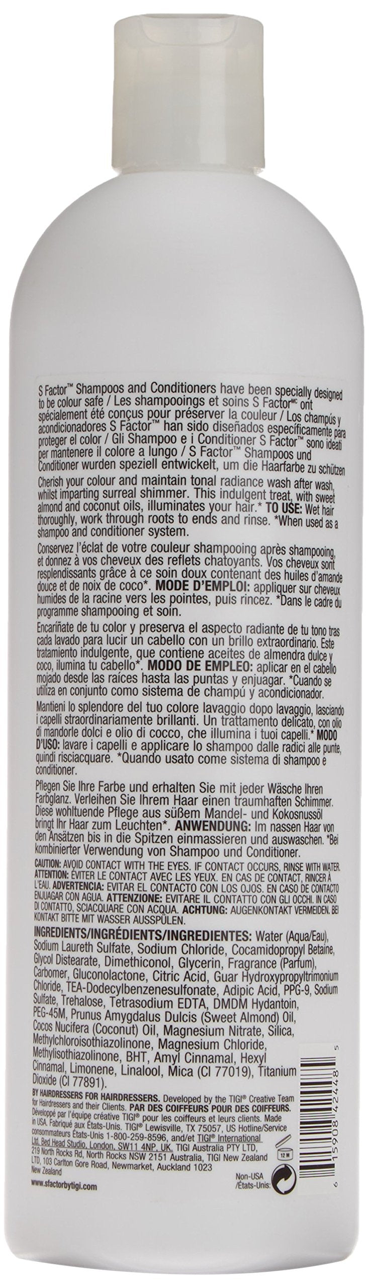 SFactor True Lasting Color Shampoo, 25.36 Fluid Ounce