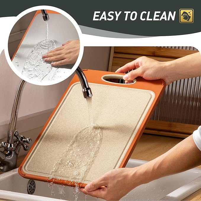 2 in 1 Stainless Steel Cutting Board with Handle Chopping Eating Grilling Biard Cutboard Biard Chtting Cuttingboards Voard Oard Bord Dishwasher Safe 16 x 11 Baords Baord Veg Utting Ultimate