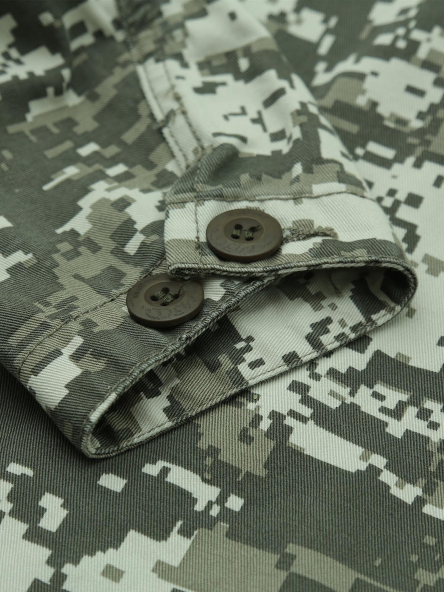 AKHKING Men's Camo Jacket M65 BDU Military Field Jacket Cotton Tactical Combat Army With Multi-Pockets Coat M