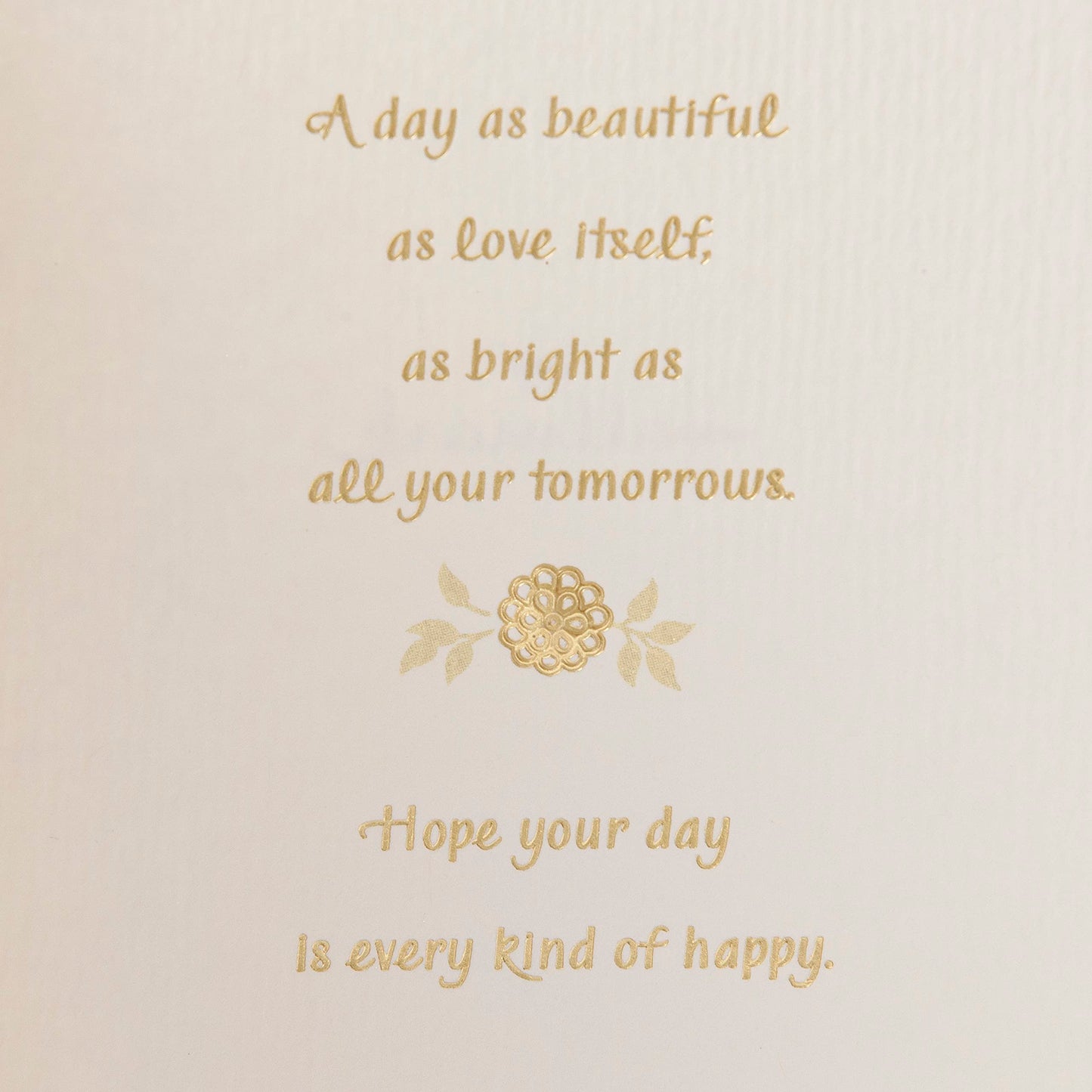 Hallmark Wedding Card (Mr. & Mrs.)