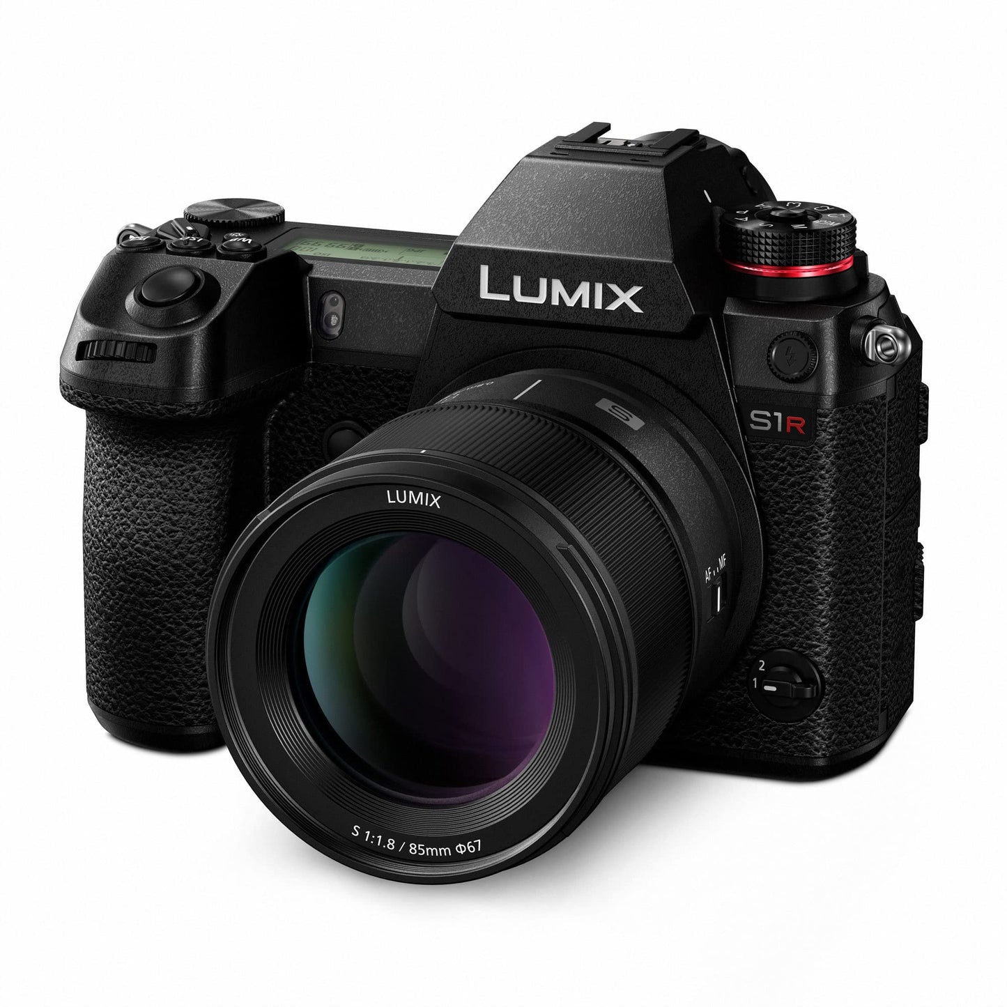 PANASONIC LUMIX S Series Camera Lens, 85mm F1.8 L Mount Interchangeable Lens for Mirrorless Full Frame Digital Cameras, S-S85, Black