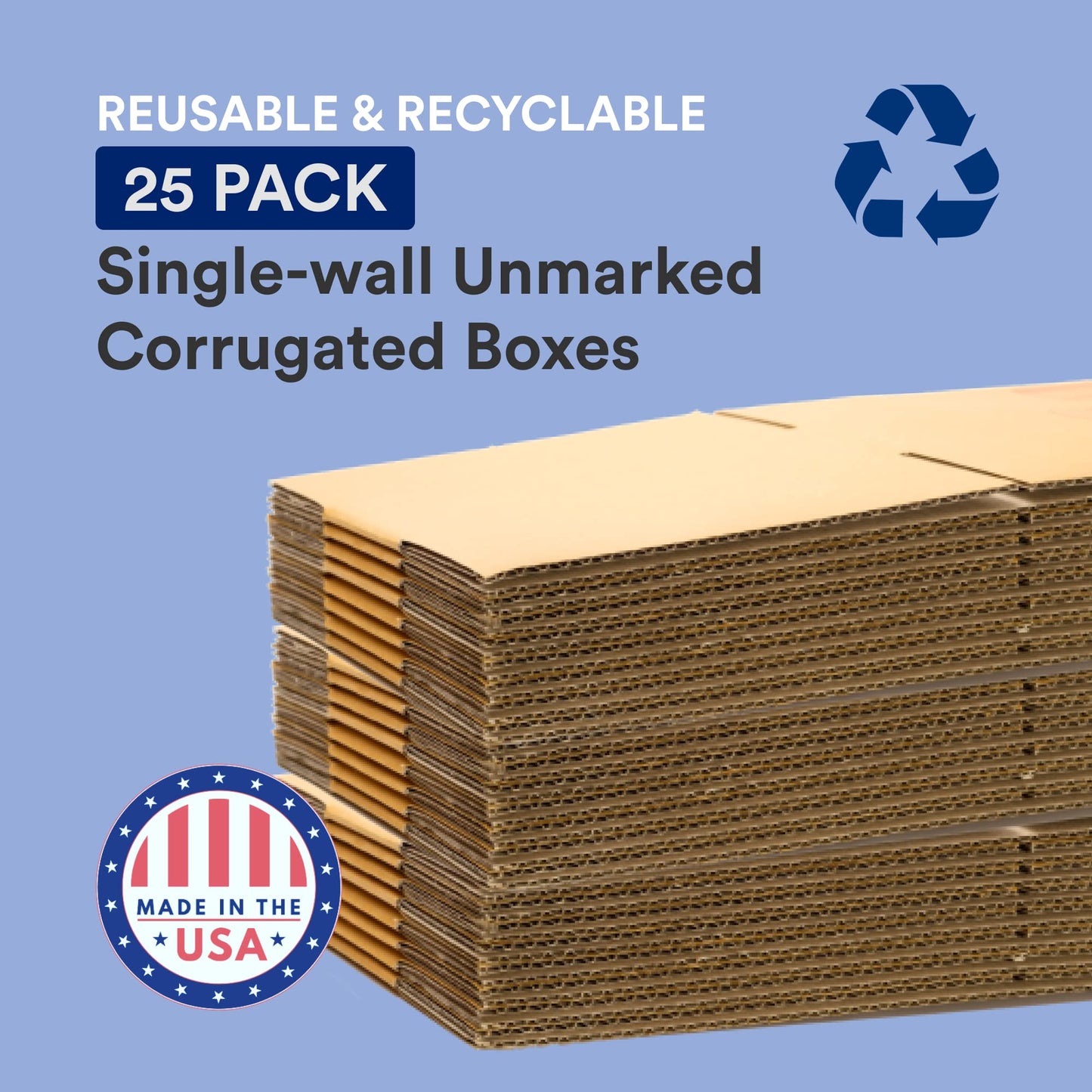 BOX USA 16 x 12 x 6 Corrugated Cardboard Boxes, Flat 16"L x 12"W x 6"H, Pack of 25 | Shipping, Packaging, Moving, Storage Box for Home or Business, Strong Wholesale Bulk Boxes