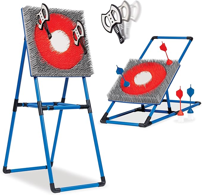 Eastpoint Axe Throw & Lawn Dart Target Sets - Bristle Axe Throwing Target & 2-in-1 Combo Backyard Game for Indoors and Out...