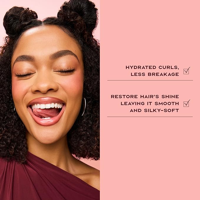 SheaMoisture Hair Mask Coconut & Hibiscus for Dry Curls Hair Mask with Shea Butter 11.5 oz