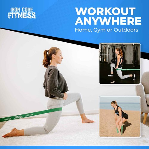 Pull Up Assistance Bands in Bulk for Men and Women – 50-120 lb Heavy Duty Resistance Band for Assited Pull Ups – Long Loop Thick Exercise Bands for Home Gym Working Out Assist, Stretching & Mobility
