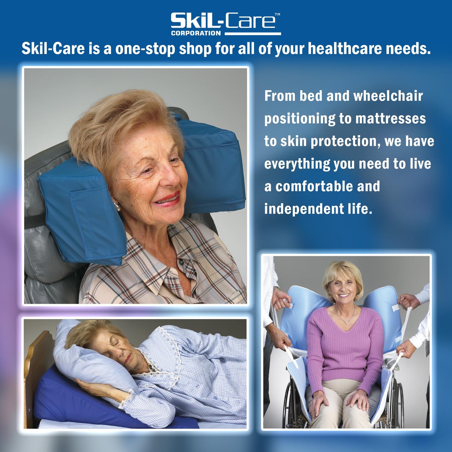 Skil-Care Ultra-Soft Bolster, 8    Diameter, 24    Long - Additional Comfort for Wheelchair or Geri-Chair Patients, Wheelchair C