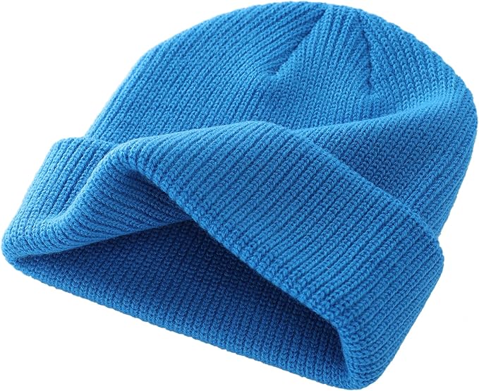 Connectyle Classic Double Layer Knit Beanie Hat Warm Thick Acrylic Winter Hats Daily Cuffed Beanies Watch Hat for Men Women