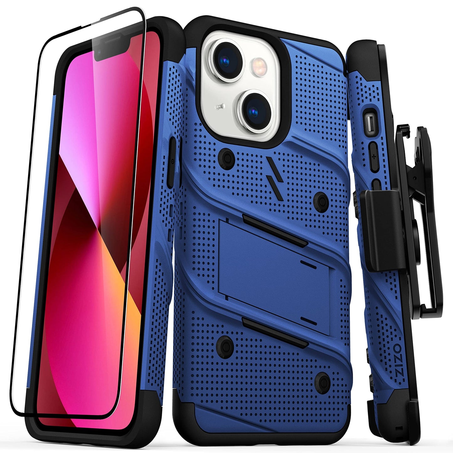 Zizo Bolt Bundle Iphone 13 Case - Blue