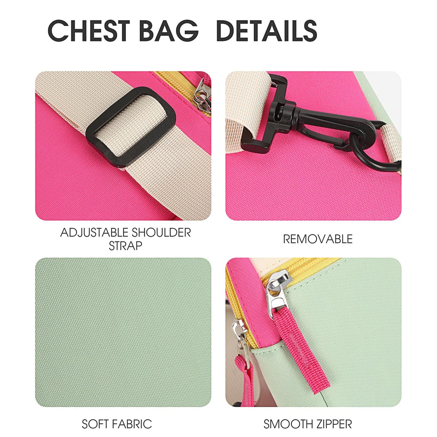 Cotmcor Kids Crossbody Small Sling Bag Girls Teen Fanny Pack Belt Bags Cute Backpack Purse Chest Bag for Girls Gifts