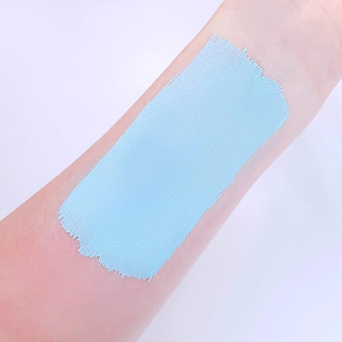Pro Face & Body Paint Cake Pots by Moon Creations - Light Blue - Professional Water Based Face Paint Makeup for Adults, Kids - 1.26oz