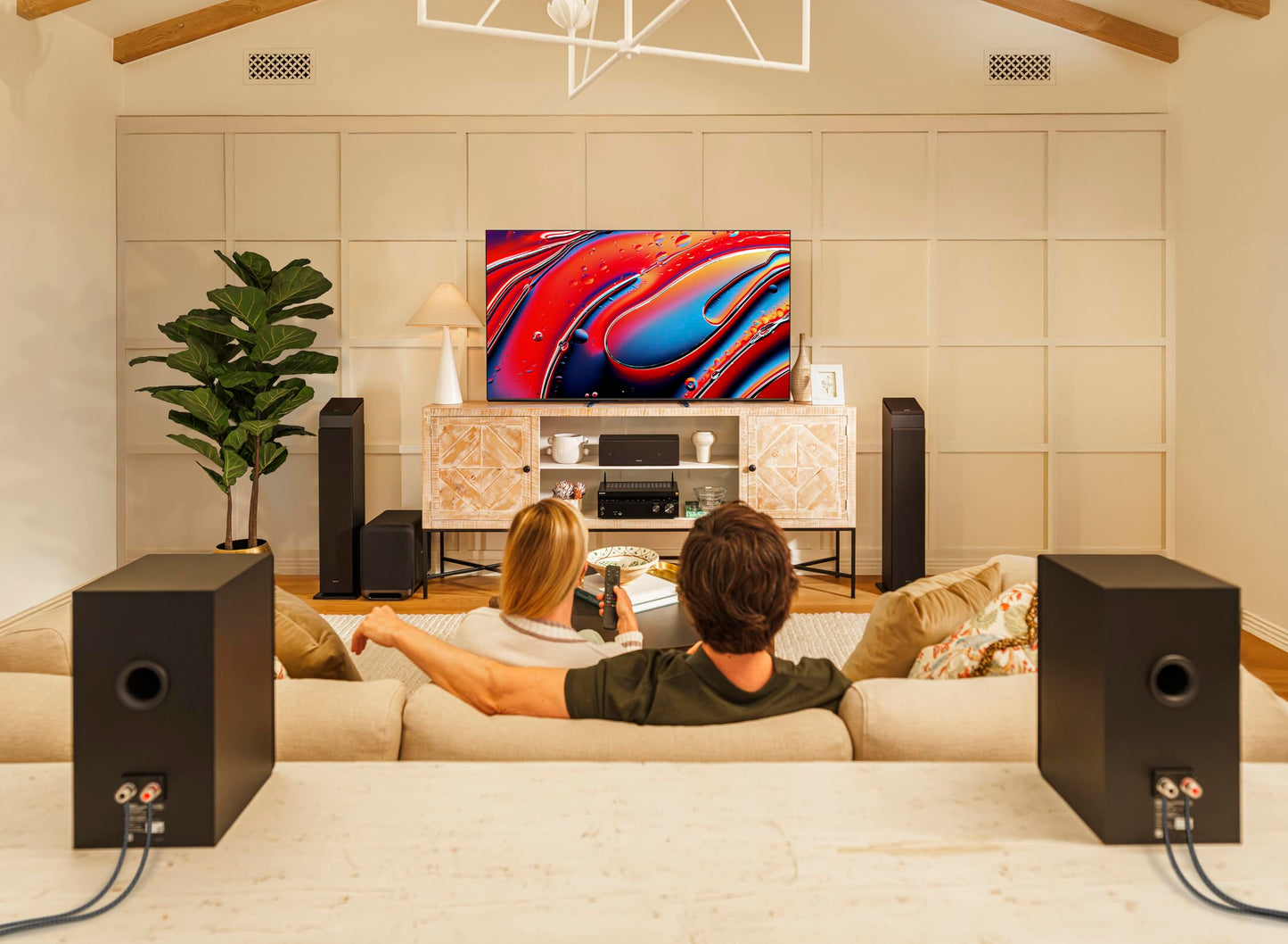 Sony CS Speakers, SS-CSEM2 Dolby Atmos Enabled Upfiring Height Speakers (Pair)