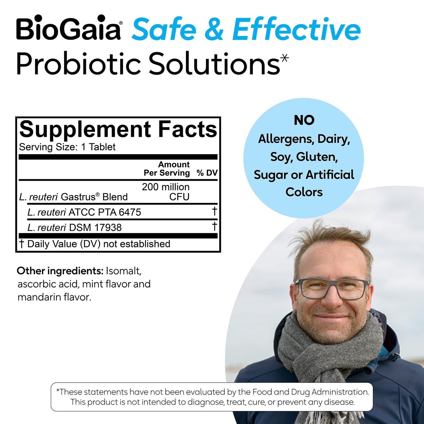 BioGaia Gastrus Gut Health Probiotic | Eases Abdominal Discomfort, Gas & Bloating | Promotes Regularity & a Healthy Gut | Contributes to a Balanced Microbiome | Backed by 30 Years of Research | 2-Pack