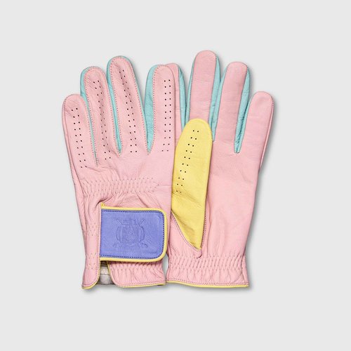 Modest Vintage Player Ltd PRO Pastel Cabretta Leather Golf Gloves - Pink (2 Pack) (X-Large)