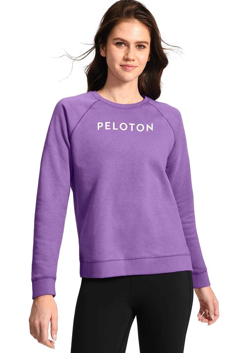 Peloton Crewneck Sweatshirt, Amethyst Orchid, Large