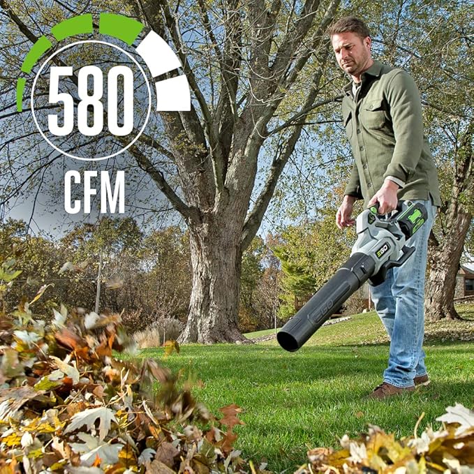 EGO POWER+ Leaf Blower, Cordless Electric 580 CFM, Battery and Charger Not Included - LB5800