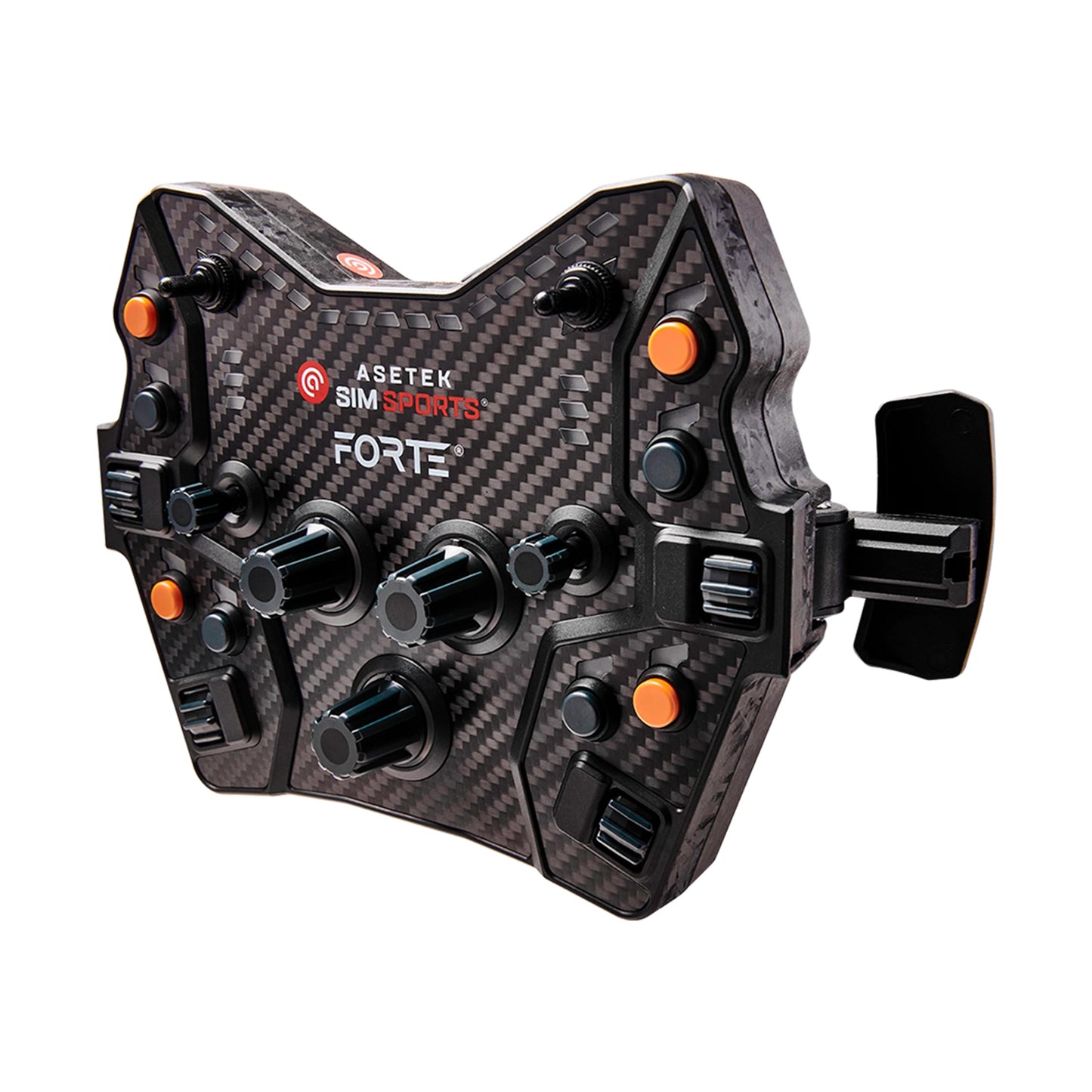 ASETEK Forte GT Button Box | Sim Racing Control Panel for Gaming Steering Wheel | Steering Wheel PC Accessory for Ultimate Racing Experience | High Precision & Customizable Controls
